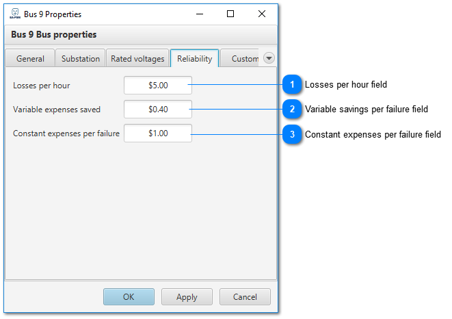 Node reliability settings